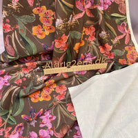 
              Luksus kanvas - smukke orkideer - LILLA/ORANGE/GRØNNE toner
            