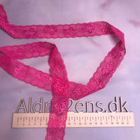 
              Blonde bånd, NEON PINK, elastisk 35mm
            