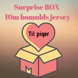 Surprise BOX 10 m. bomulds jersey TIL PIGER