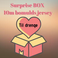 
              Surprise BOX 10 m. bomulds jersey TIL DRENGE
            