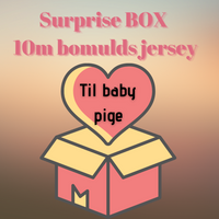 
              Surprise BOX 10 m. bomulds jersey TIL BABY PIGE
            