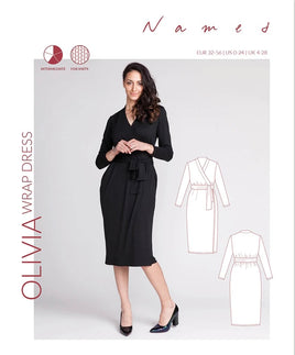 Named Clothing - Olivia jeryse wrap kjole Str. 32-56