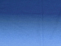 
              Bomulds jersey printet ombre design, farveskift i BLÅ toner
            