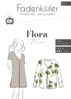 
              Fadenkäfer FLORA - bluse og tunika/kjole til damer - str. 32-58
            