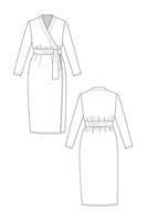 
              Named Clothing - Olivia jeryse wrap kjole Str. 32-56
            