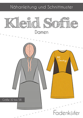 Fadenkäfer KLEID SOFIE - kjole med lommer til damer - str. 32-58